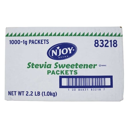 N'Joy Sugar Substitute Green Stevia 1g, PK1000